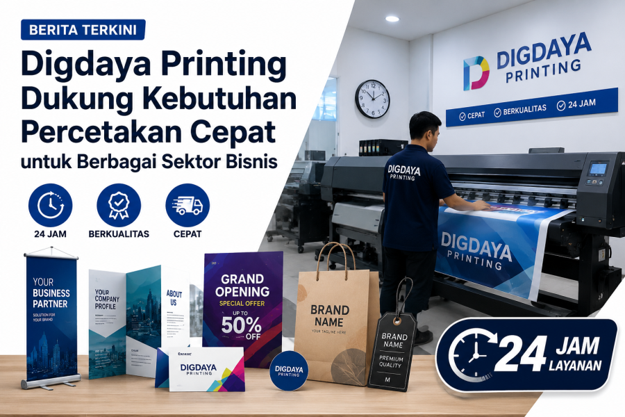 Digdaya Printing Hadir dengan Layanan Percetakan 24 Jam Jakarta Pusat
